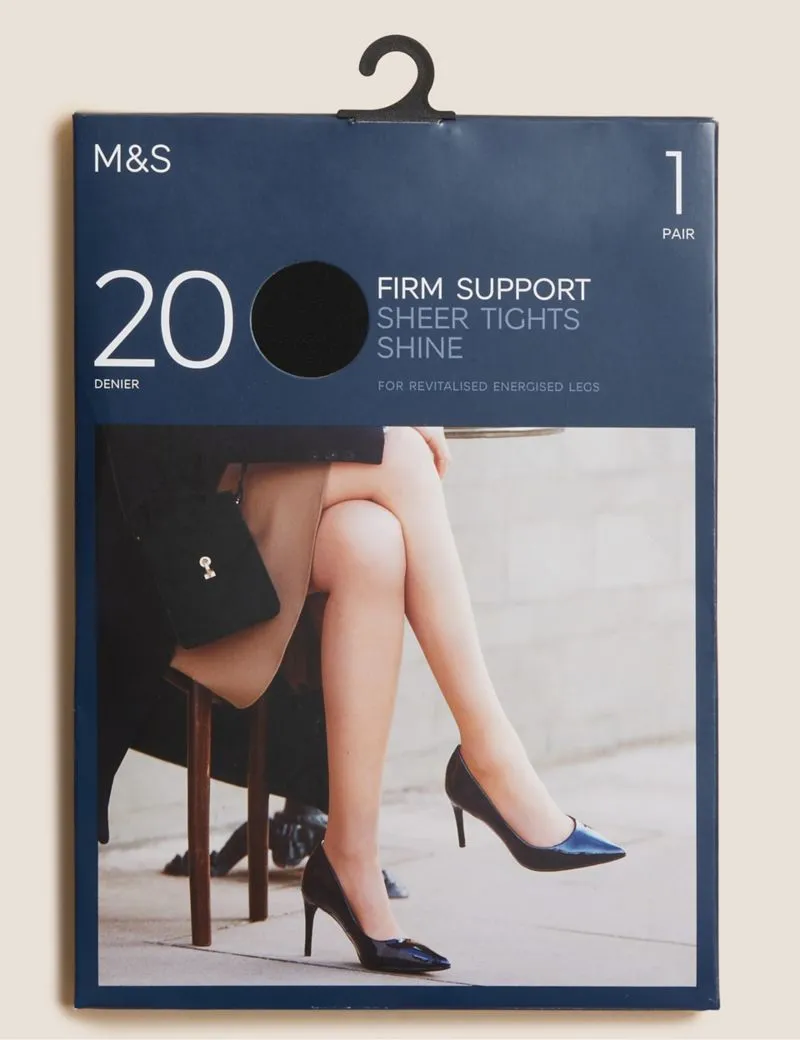 20 Denier Firm Support Tights