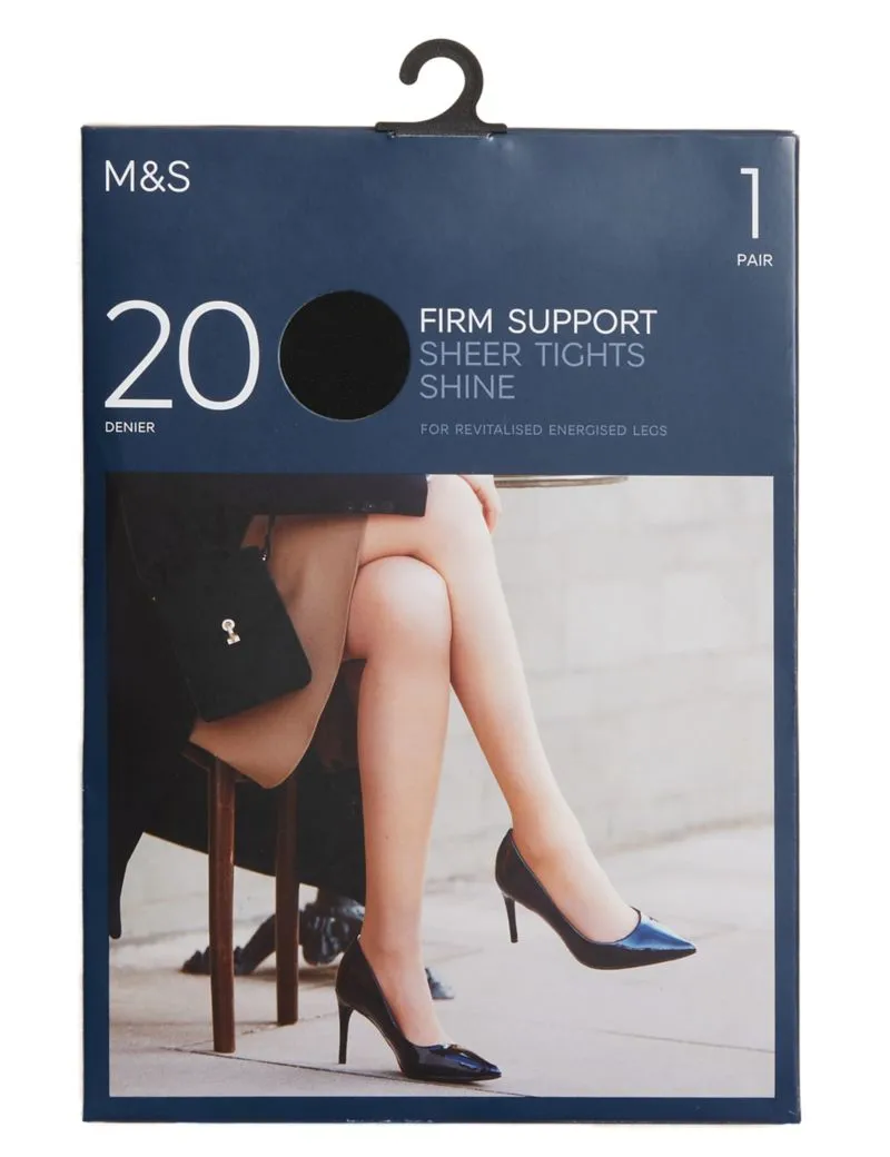 20 Denier Firm Support Tights