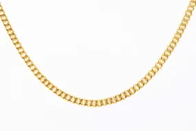 20" 24k Yellow Gold Curb Chain (44.40g.)