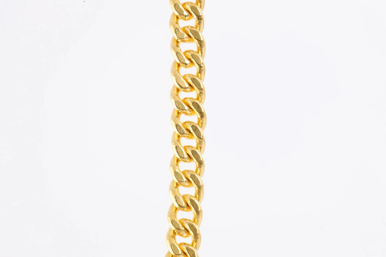 20" 24k Yellow Gold Curb Chain (44.40g.)