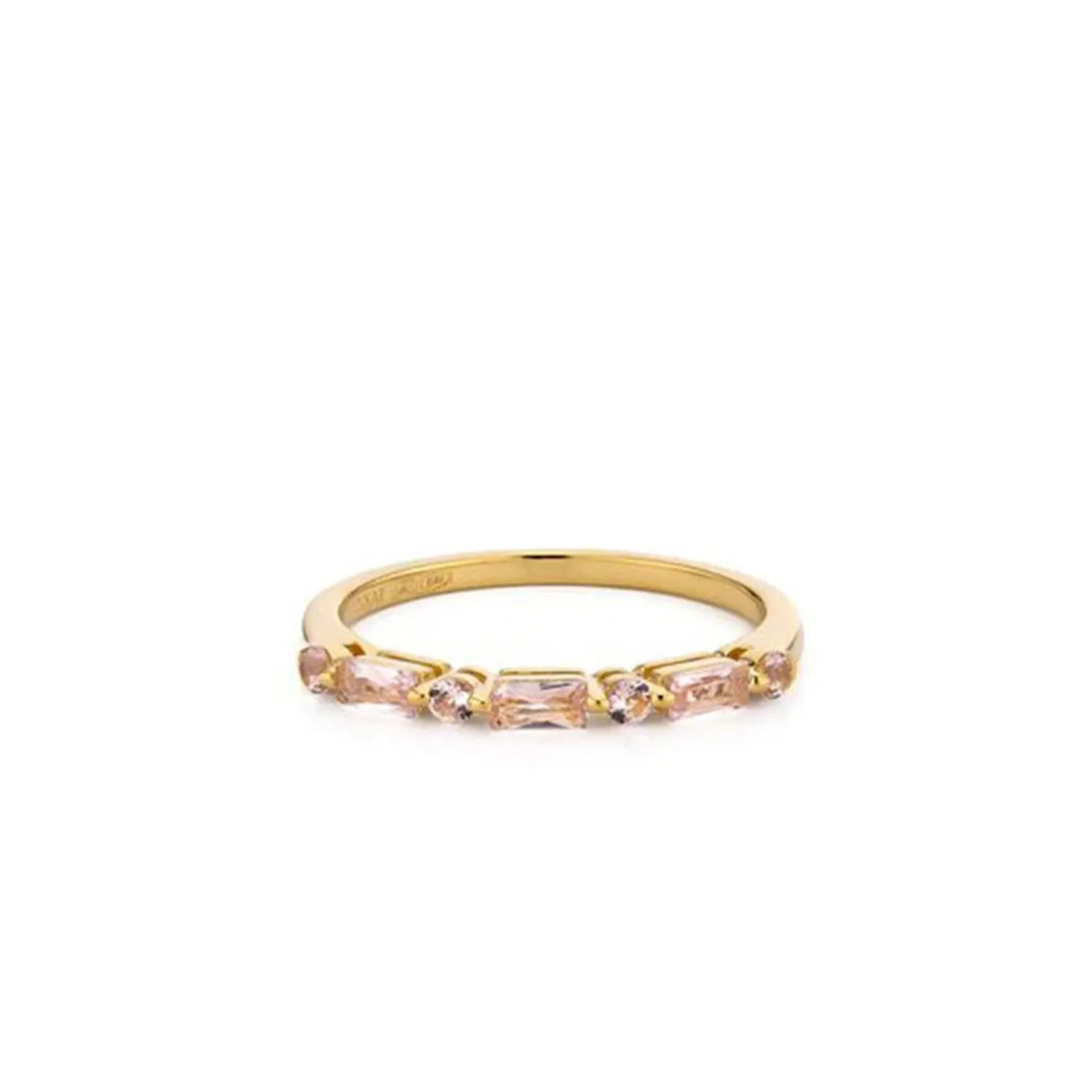 24Kae Sisterhood Linda & Dunja CZ Ring, Gold