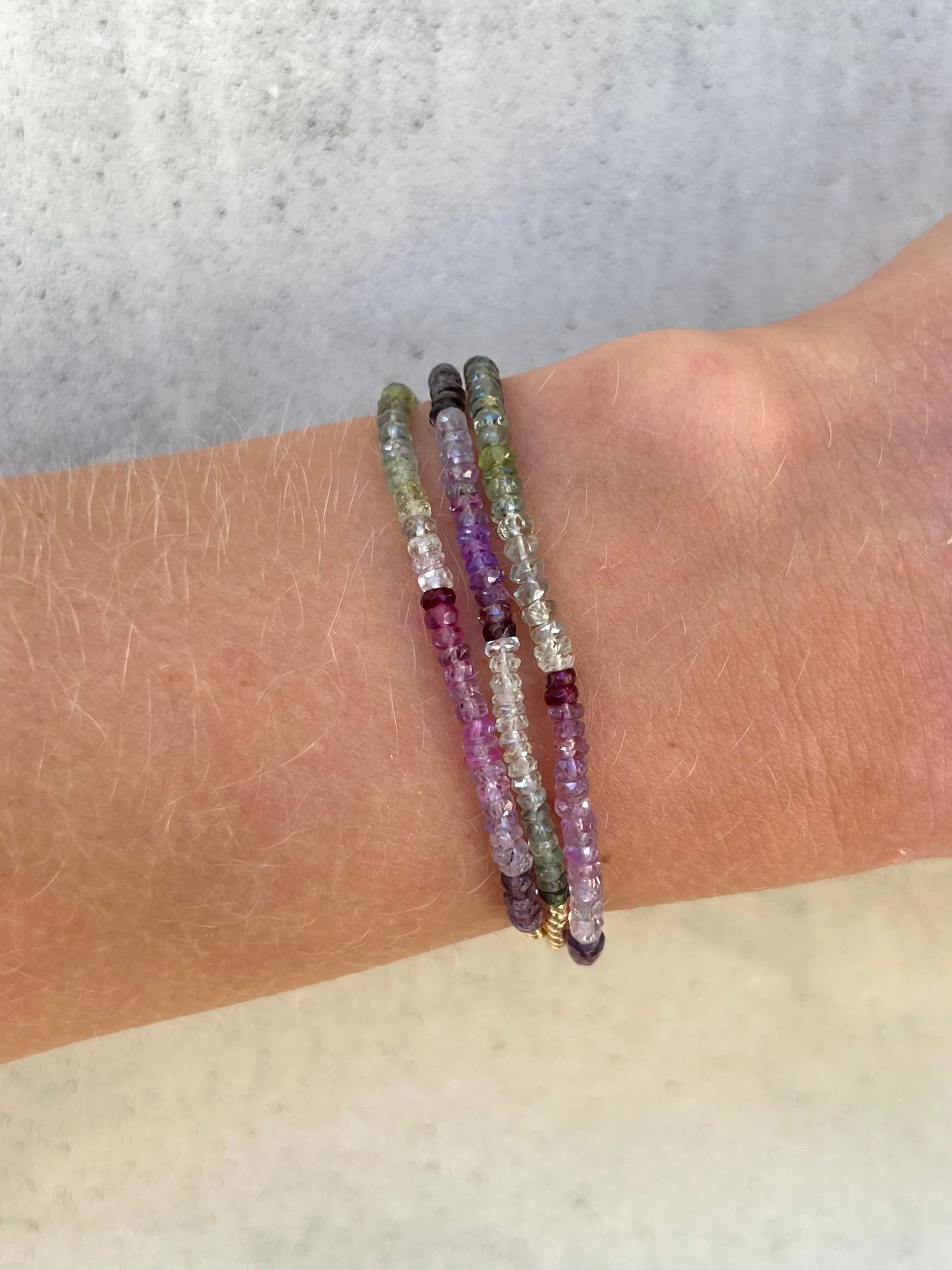 2MM Signature Bracelet With Vino Ombré