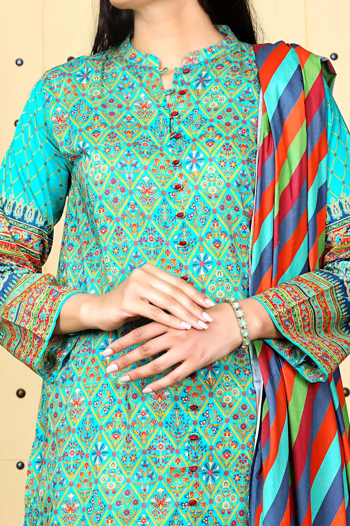 3 PIECE DIGITAL PRINT LAWN| DPC-199