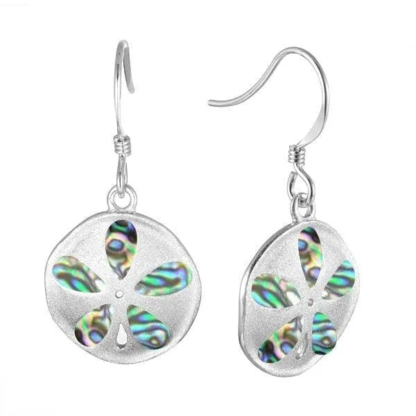 Abalone Kai Sand Dollar Earrings