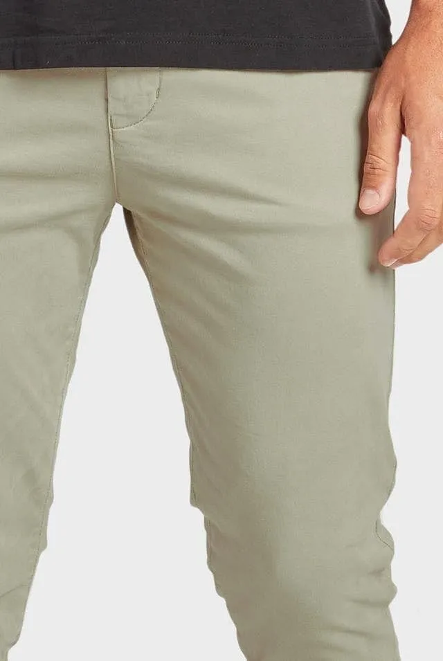 Academy Brand Men's Cooper Slim Chino - Dusty Olive