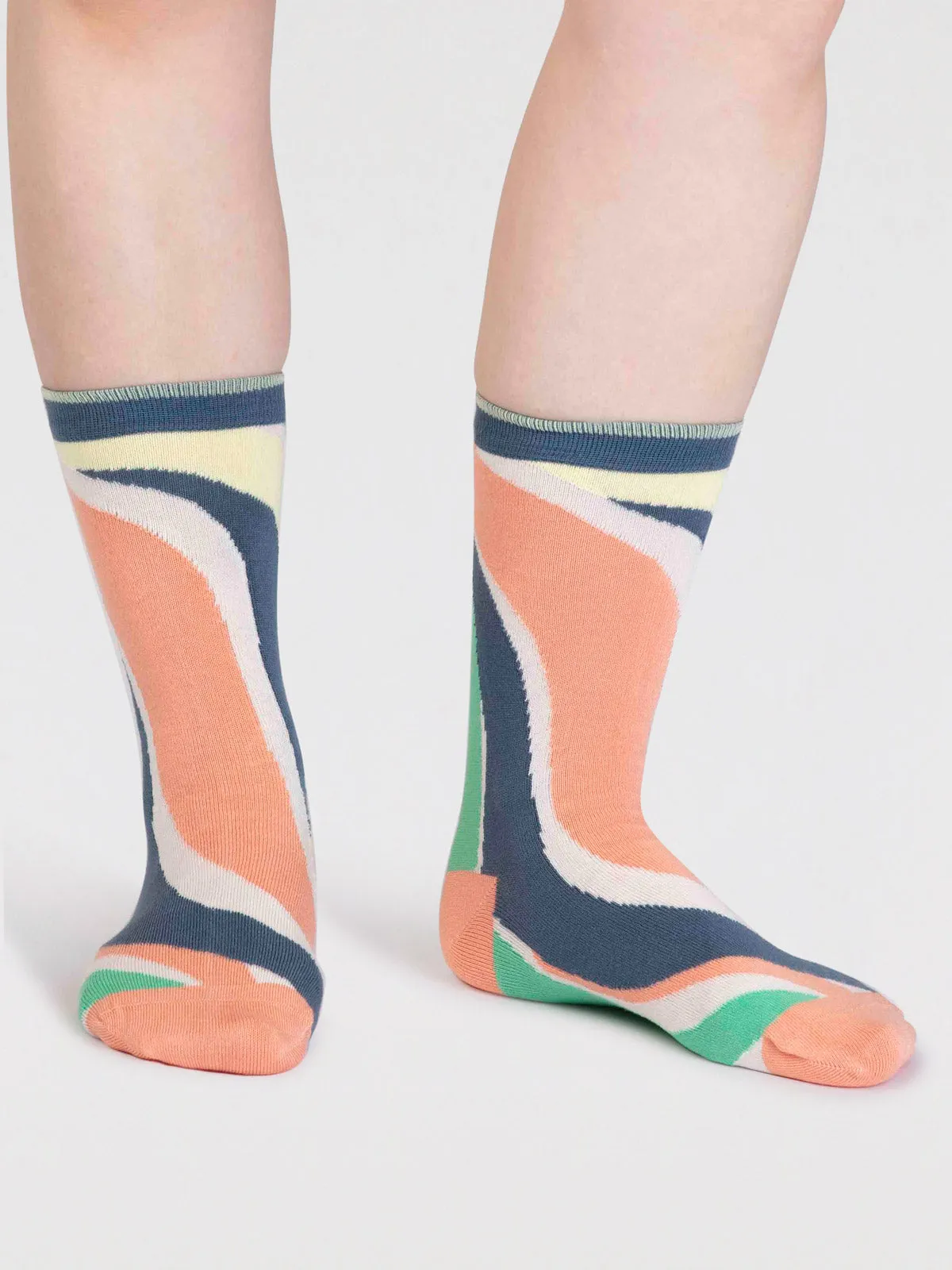 Alba Bamboo Abstract Pack Of Socks - Multi