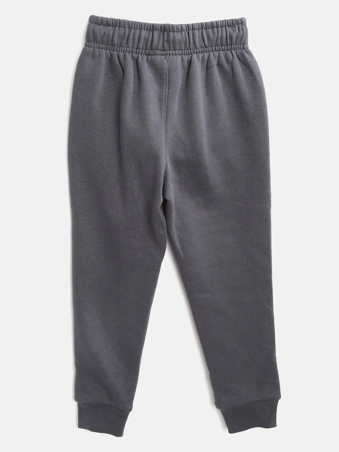 Alcis Boys Charcoal Grey Solid Joggers