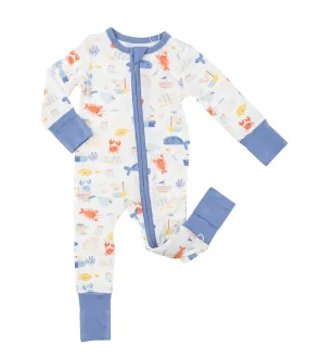 Angel Dear - 2 Way Zipper Pajama - In The Ocean