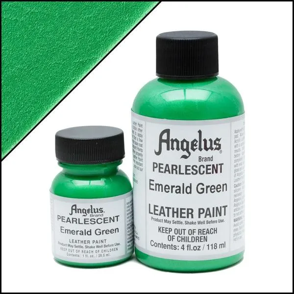 Angelus Pearlescent Leather Paint Emerald