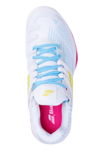 Babolat Propulse Fury All Court Women's Shoes [White/Sulphur Spring]