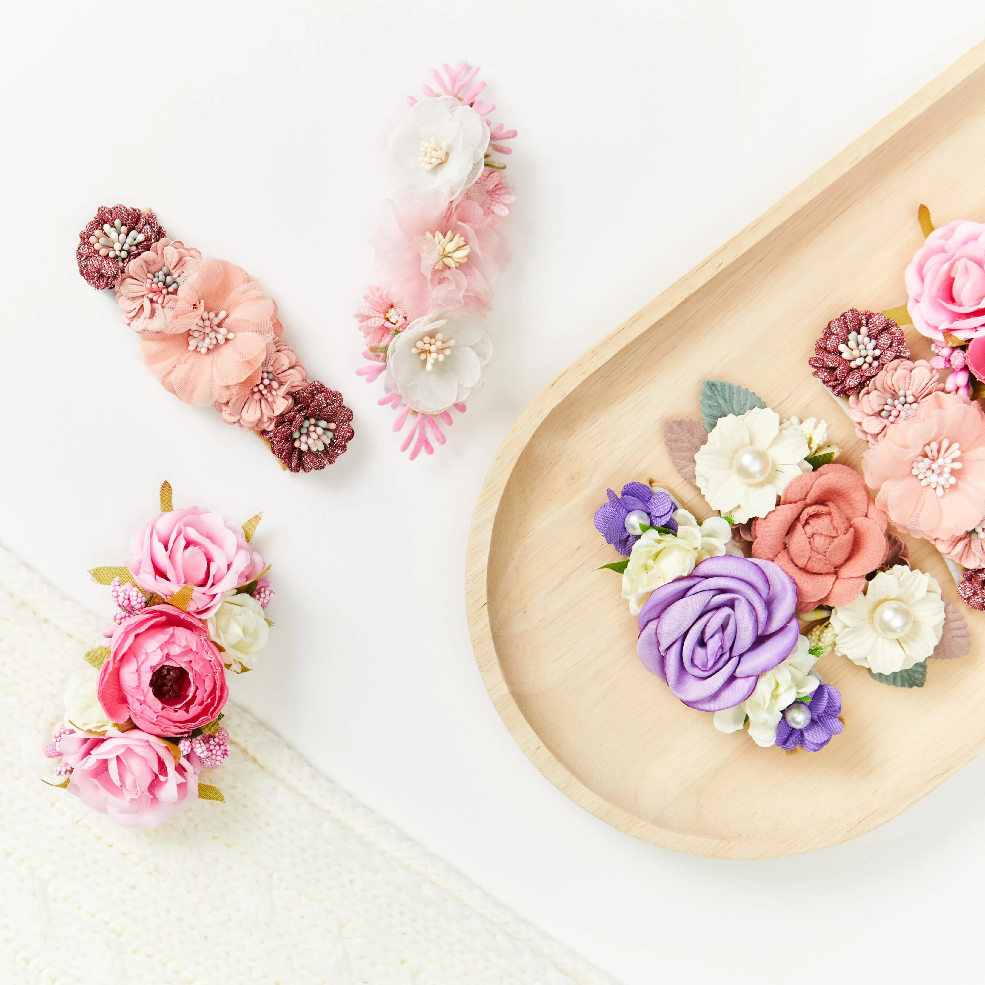 Baby Girl Flower Crown Headpiece #2