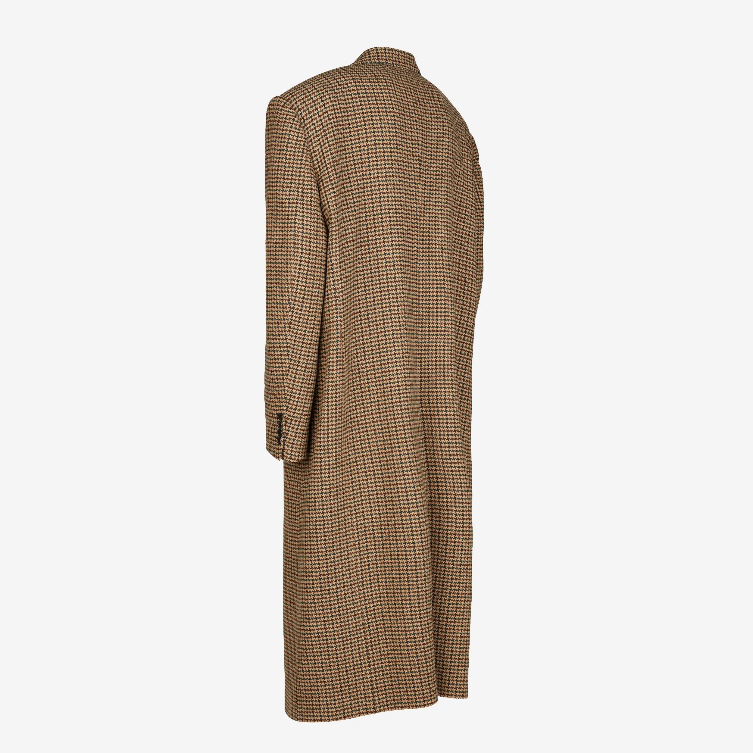 Balenciaga Oversized Houndstooth Long Coat