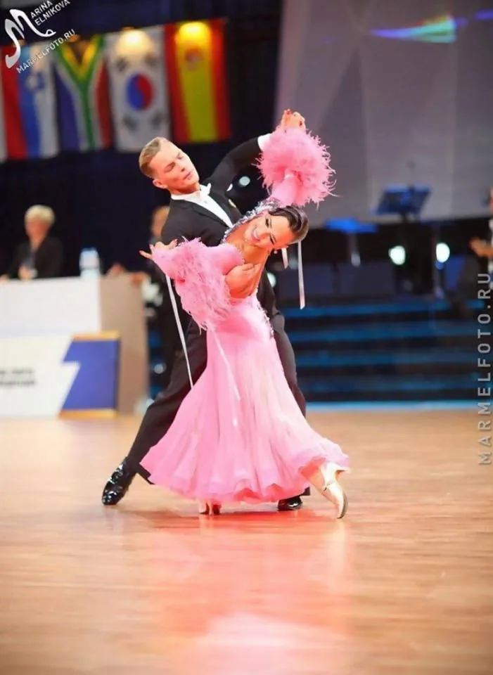 Ballroom Pink Salmon dress