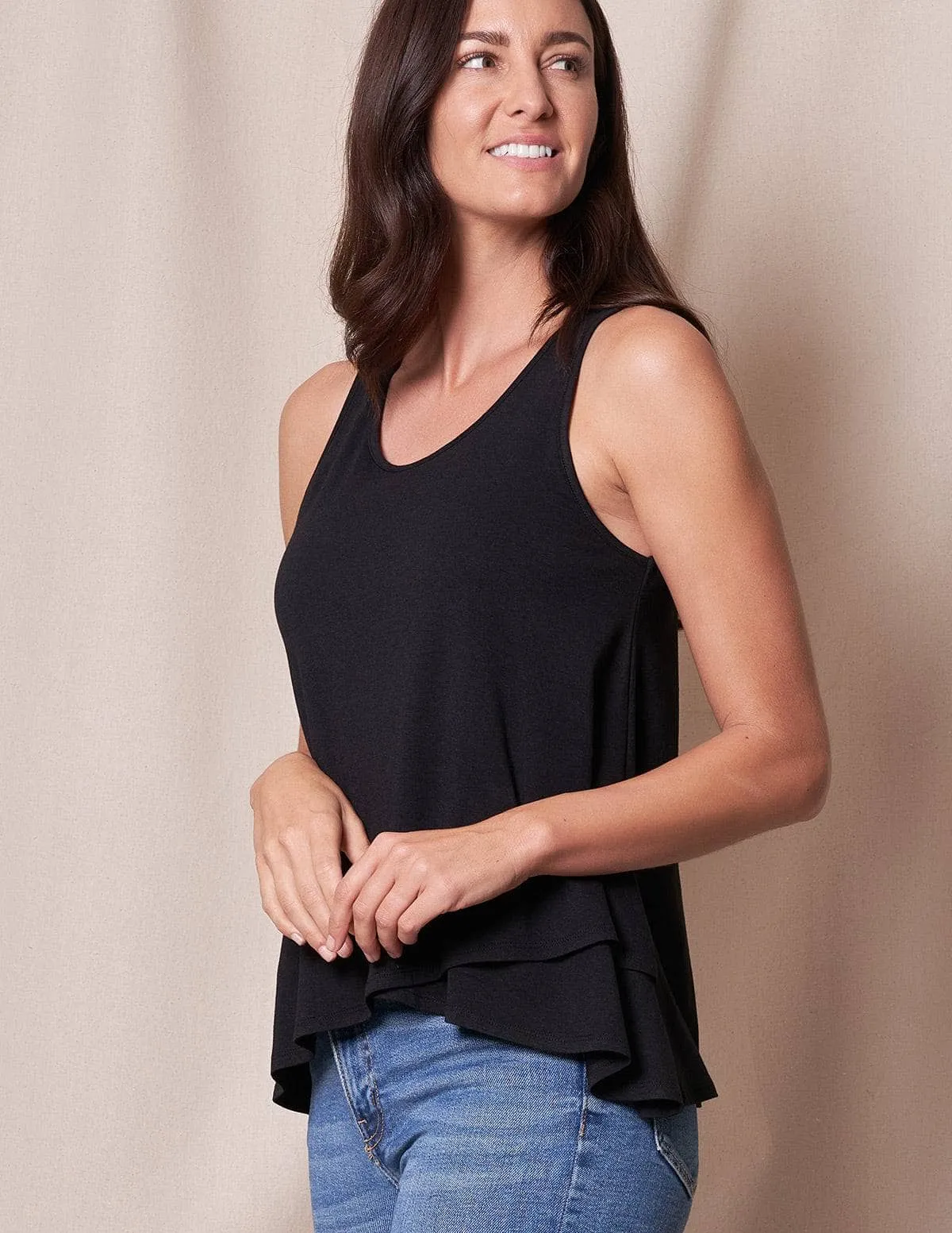 Bamboo / Organic Cotton Layered Tank