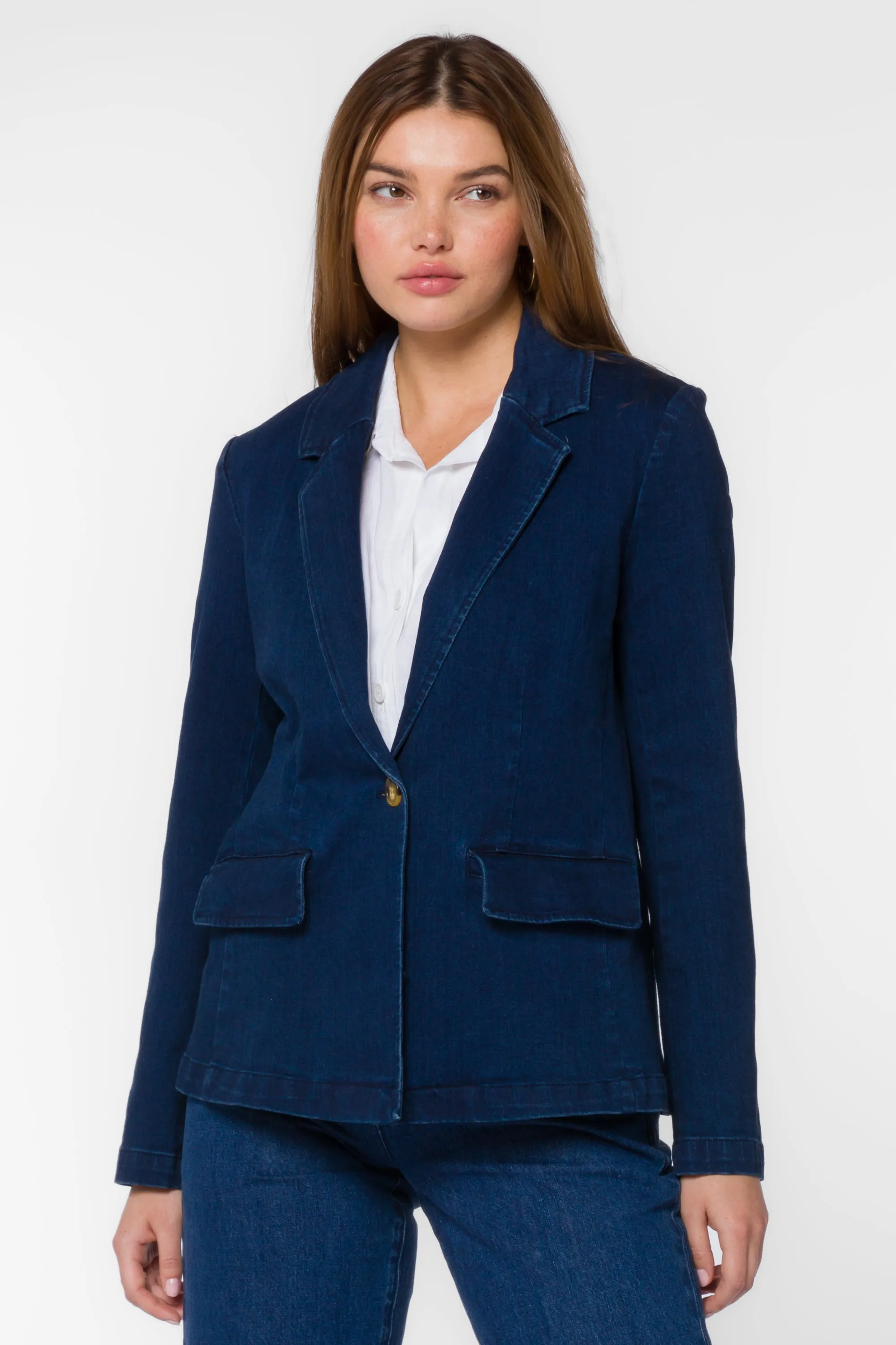 Beni Dark Denim Blazer