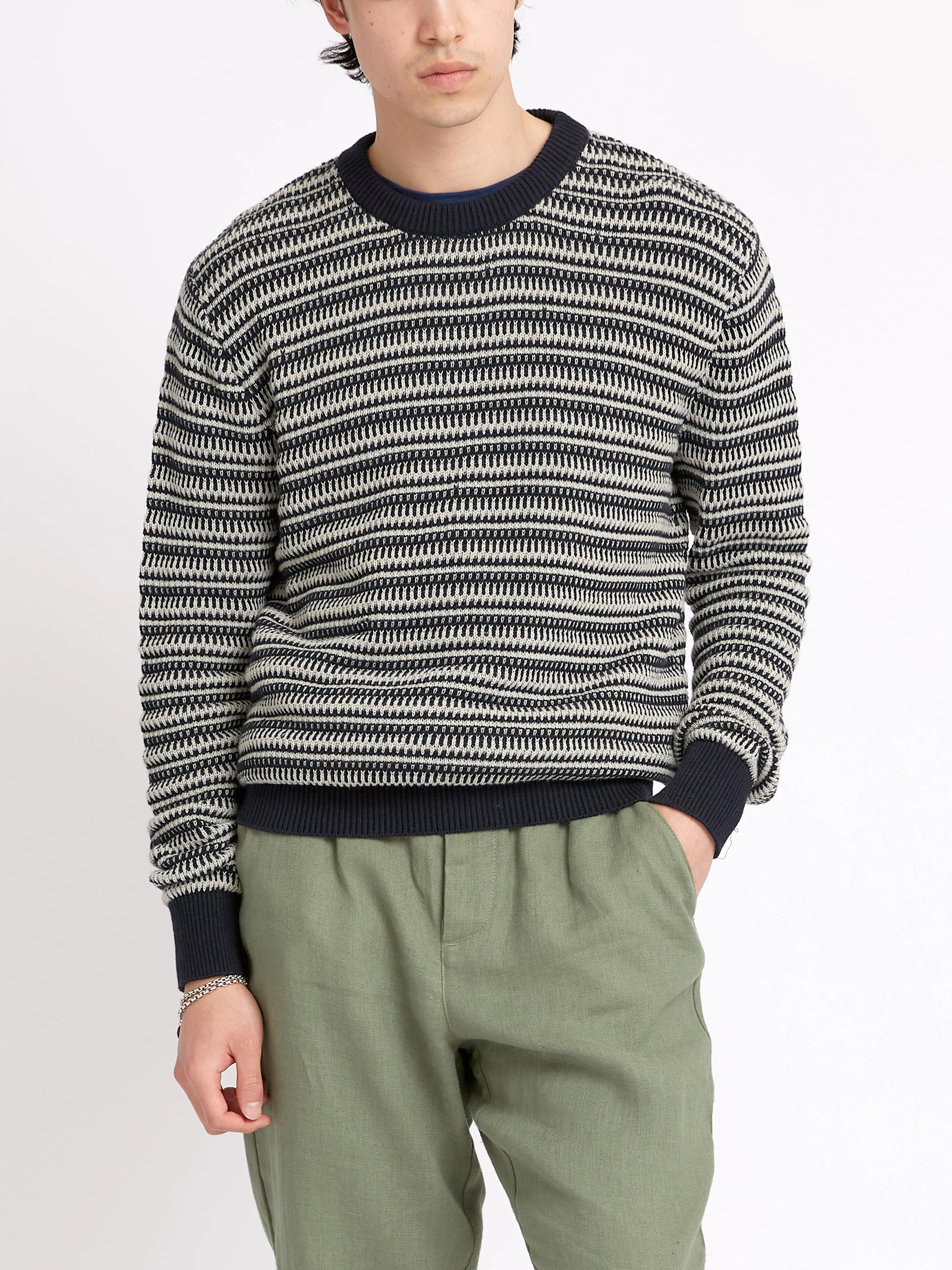 Blenheim Jumper Riverton Navy