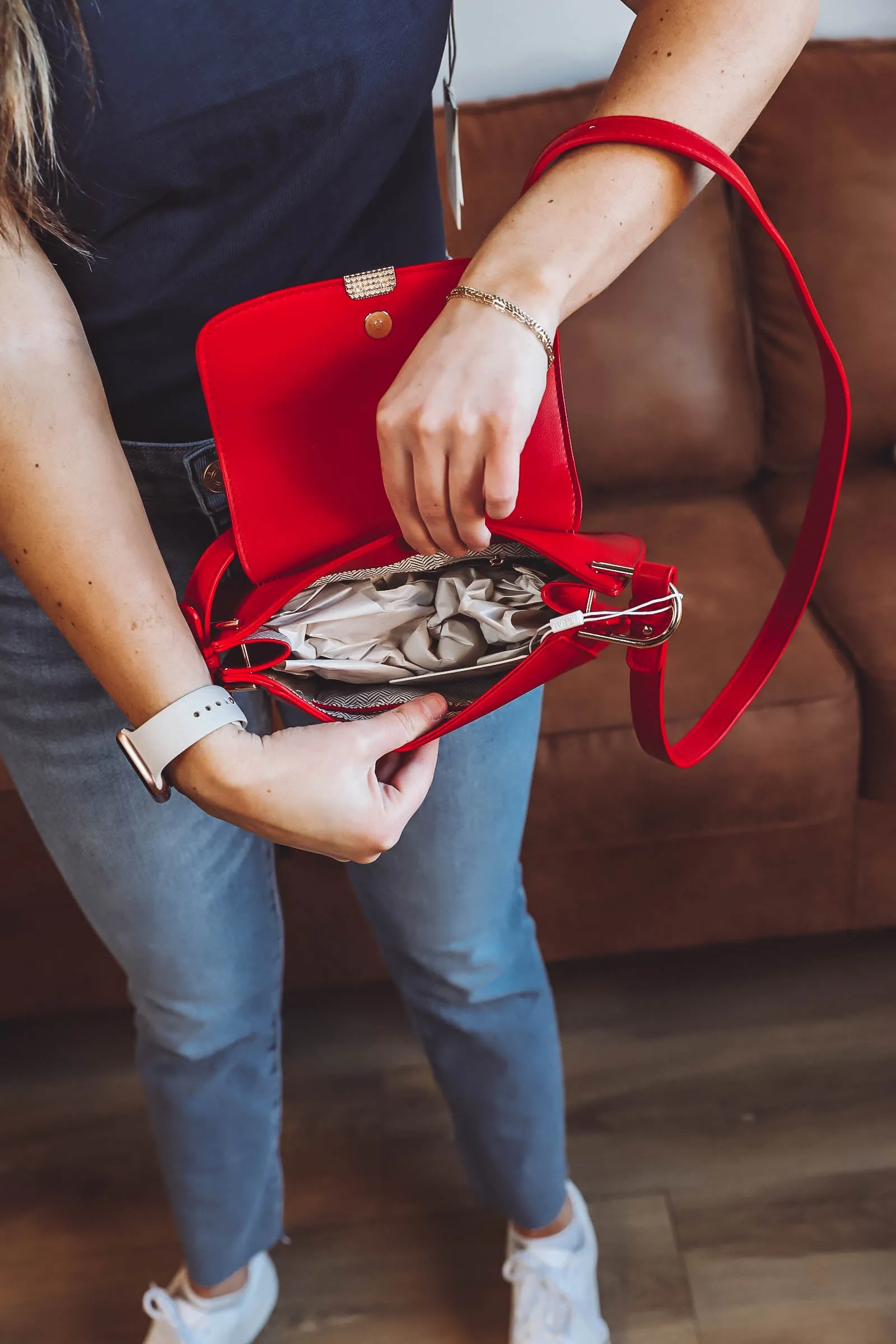 Blythe Crossbody-Red