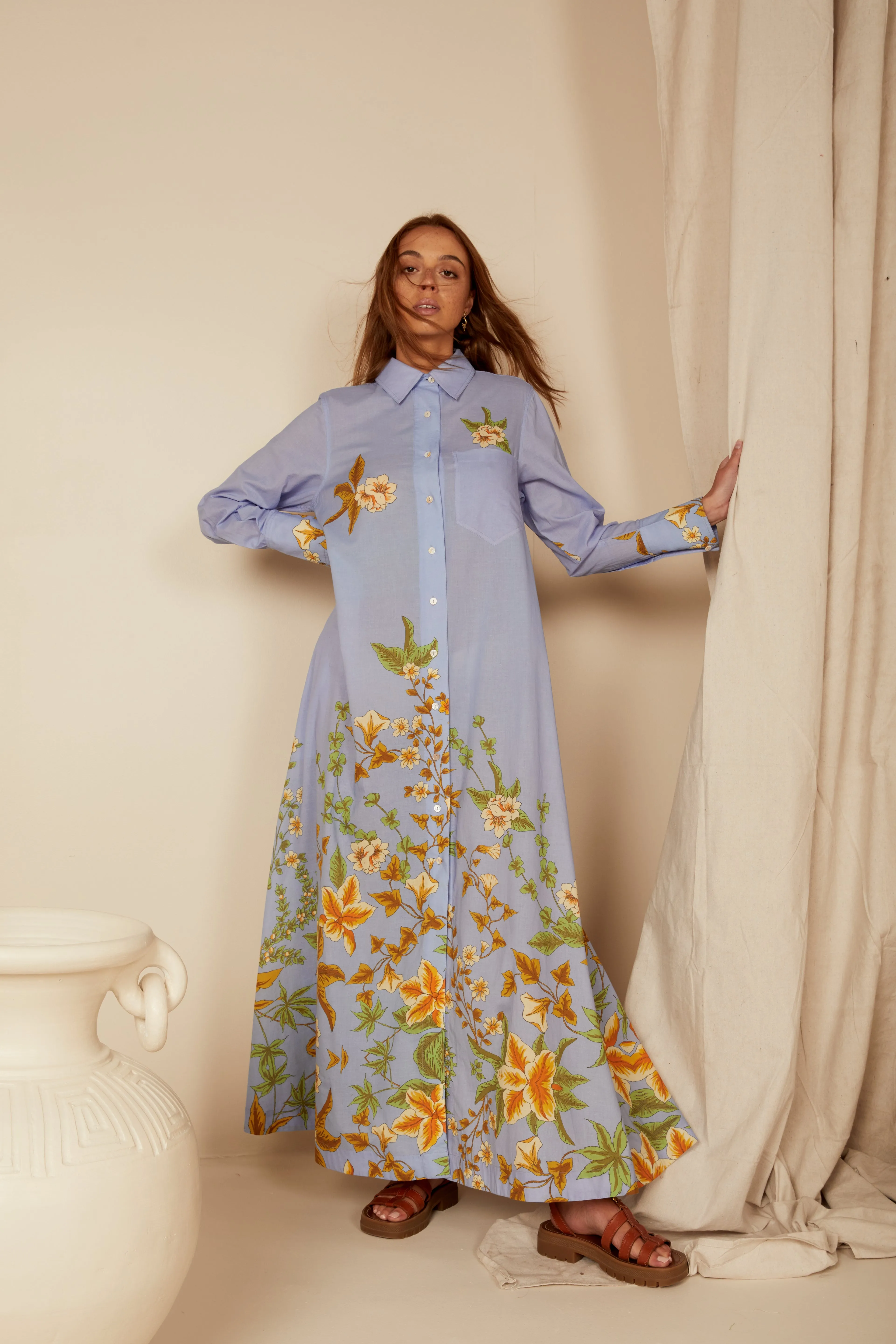 Bohemian Traders | Zinnia Opera Shirt Dress