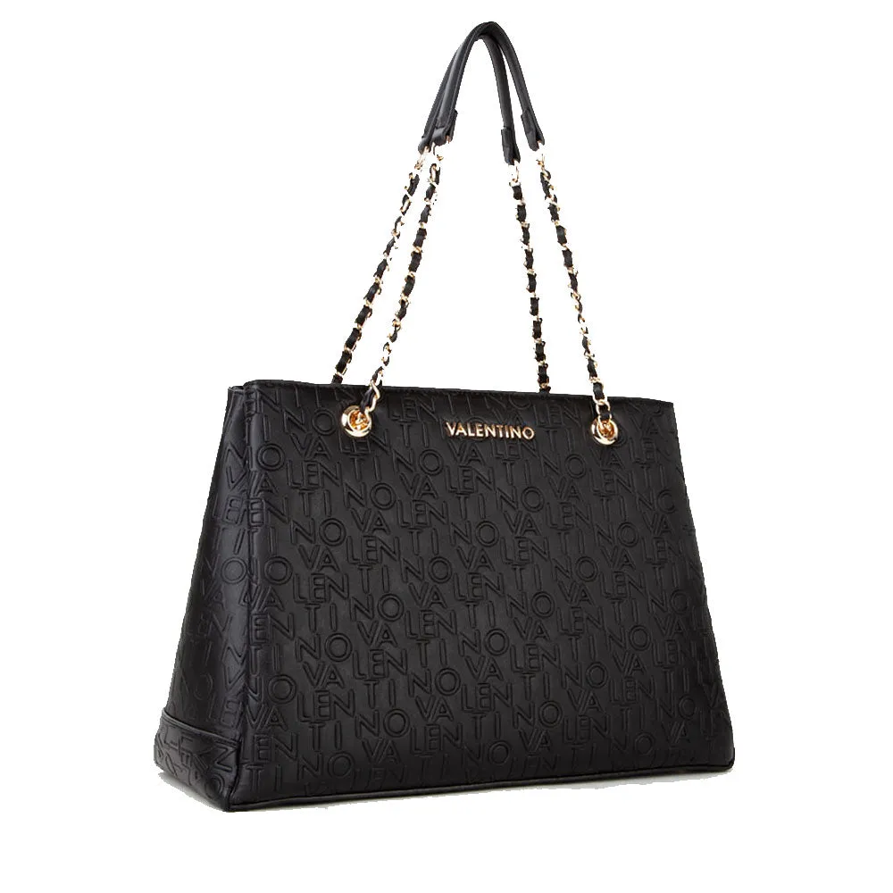 Borsa Donna a Spalla VALENTINO BAGS linea Relax Colore Nero Misura Grande