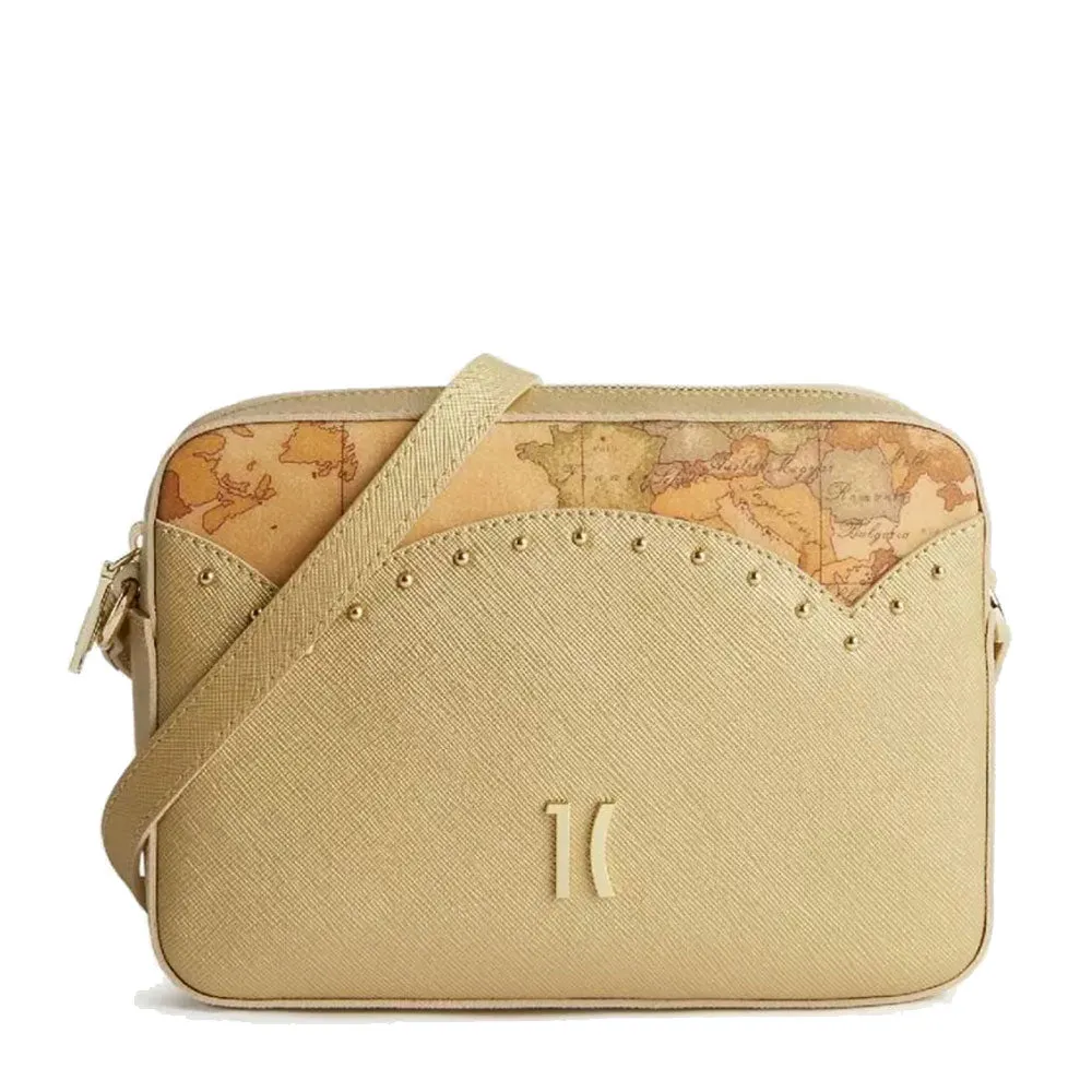 Borsa Donna a Tracolla 1A Classe Alviero Martini linea City Lights colore Oro Chiaro GZ23