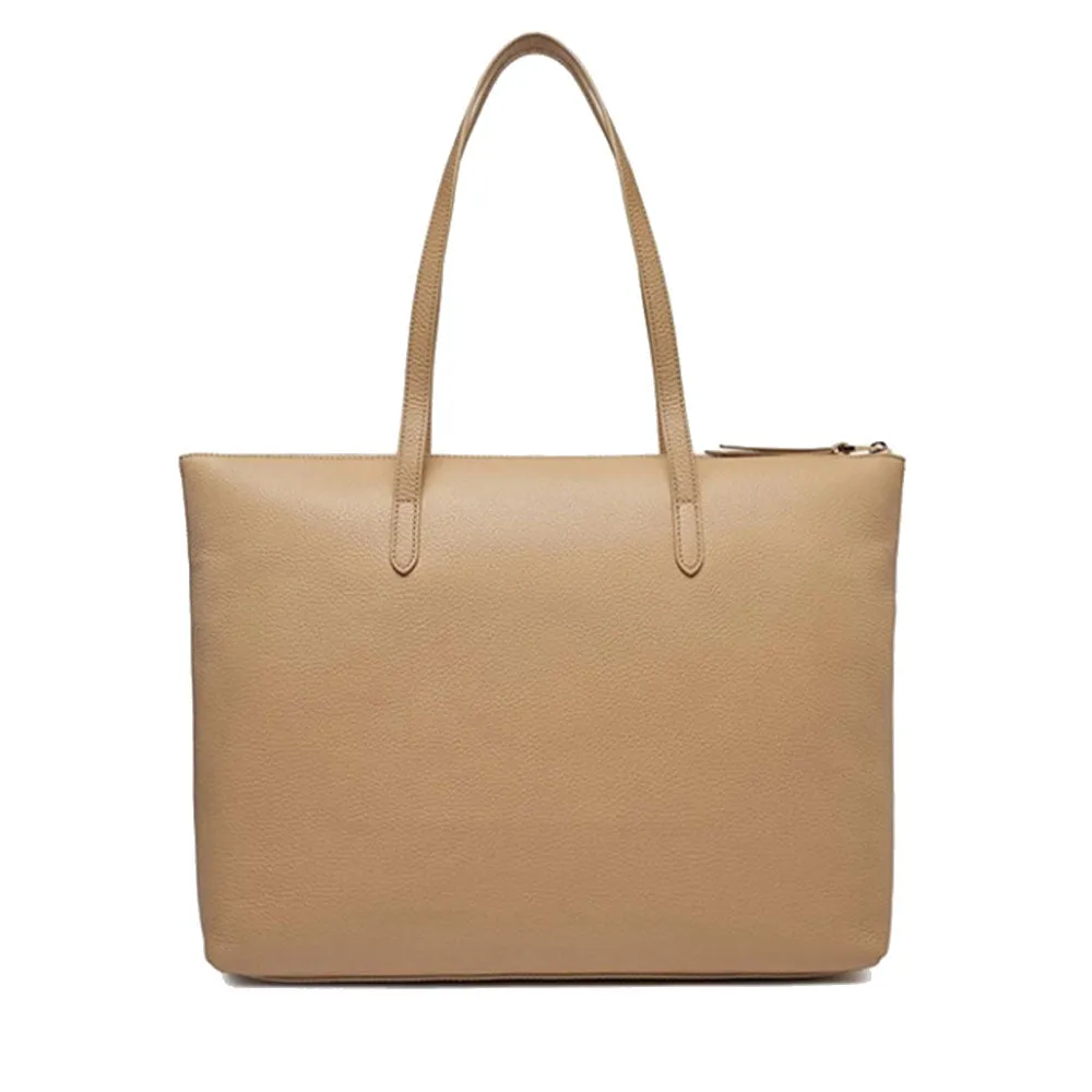 Borsa Shopping COCCINELLE in Pelle Linea Gleen colore Fresh Beige