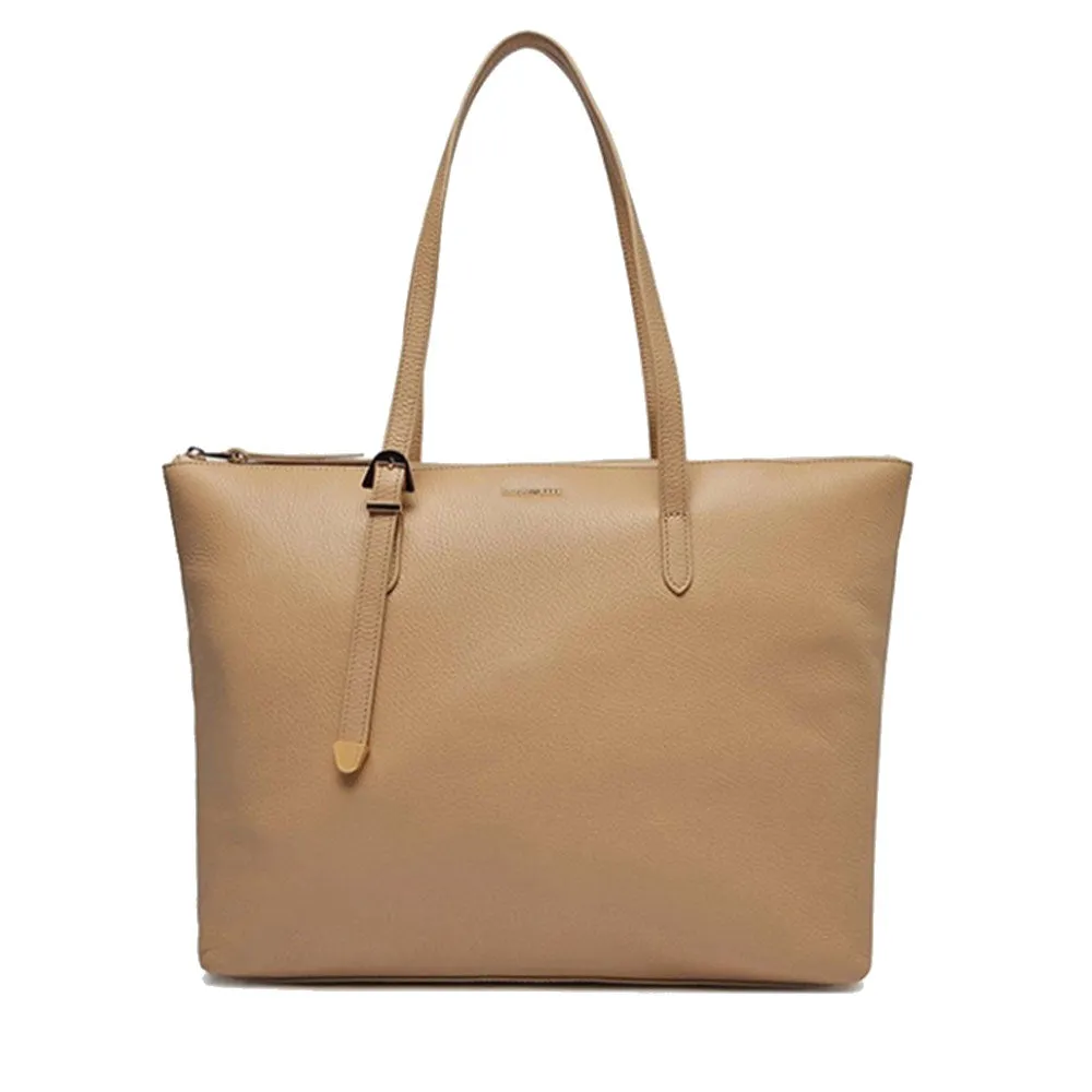 Borsa Shopping COCCINELLE in Pelle Linea Gleen colore Fresh Beige