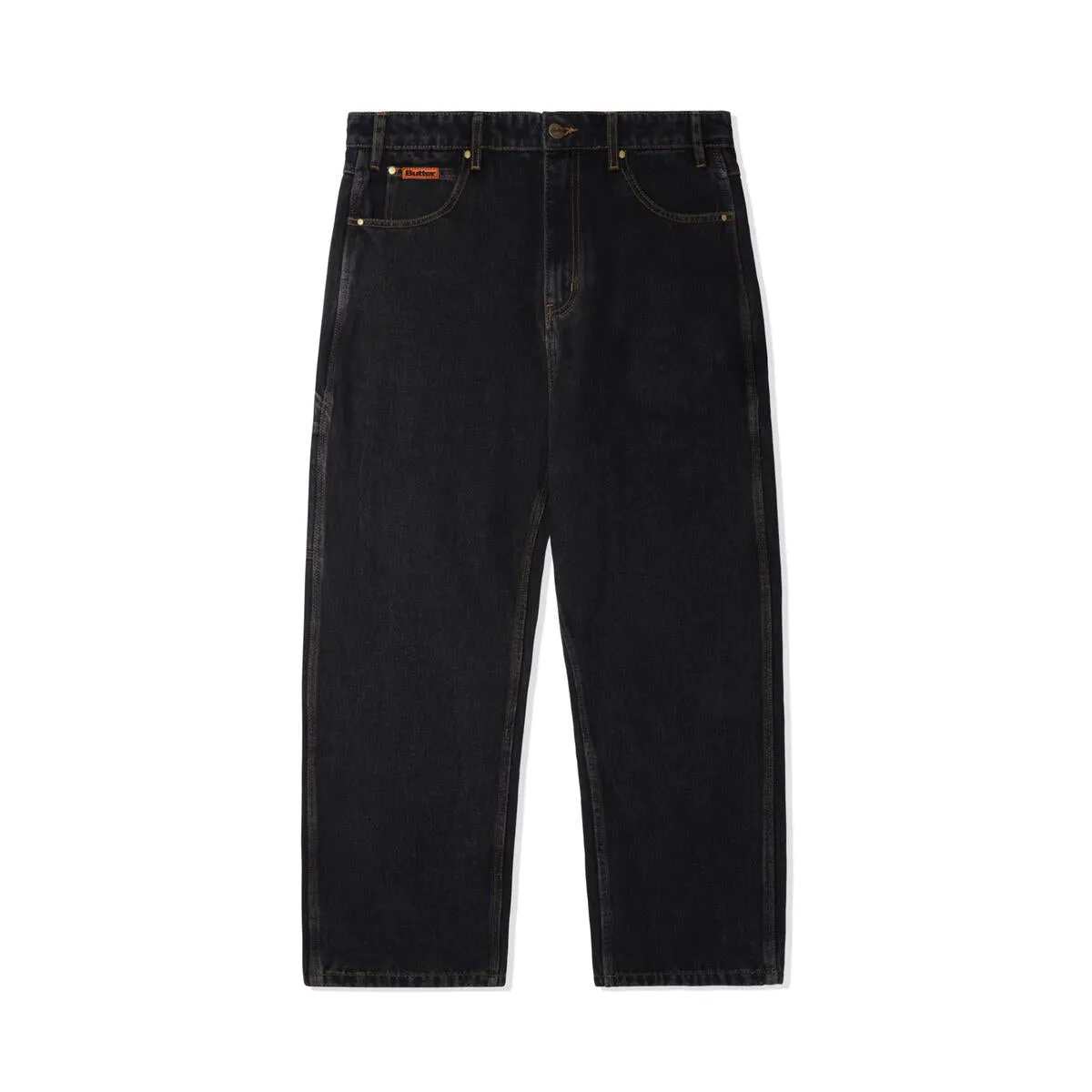 Butter Goods Relaxed Denim Jeans Washed Black