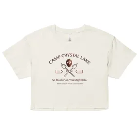 Camp Crystal Lake Women’s crop top