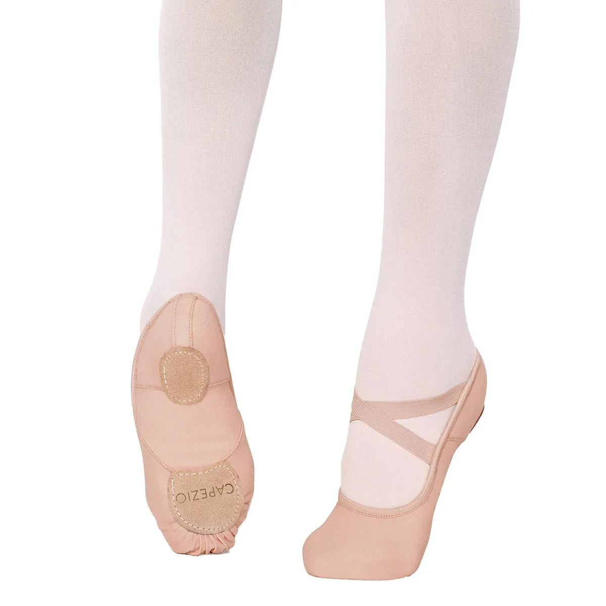 Capezio Adult Hanami Stretch Canvas Ballet Slippers - Nude