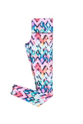 Charly Legging in Tropical Ikat Print