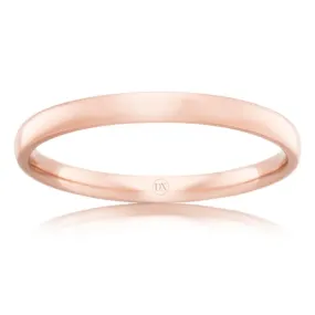 Classic Comfort 2mm - 9ct Rose Gold