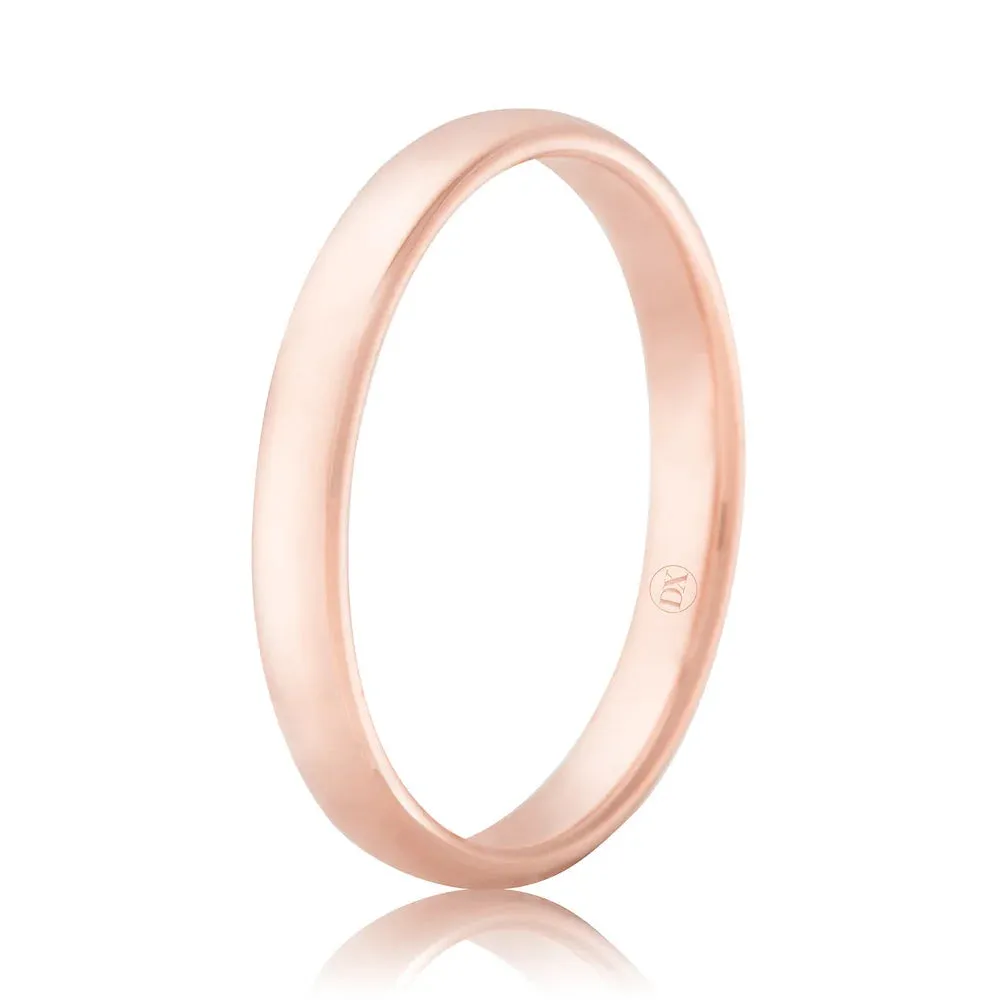 Classic Comfort 2mm - 9ct Rose Gold