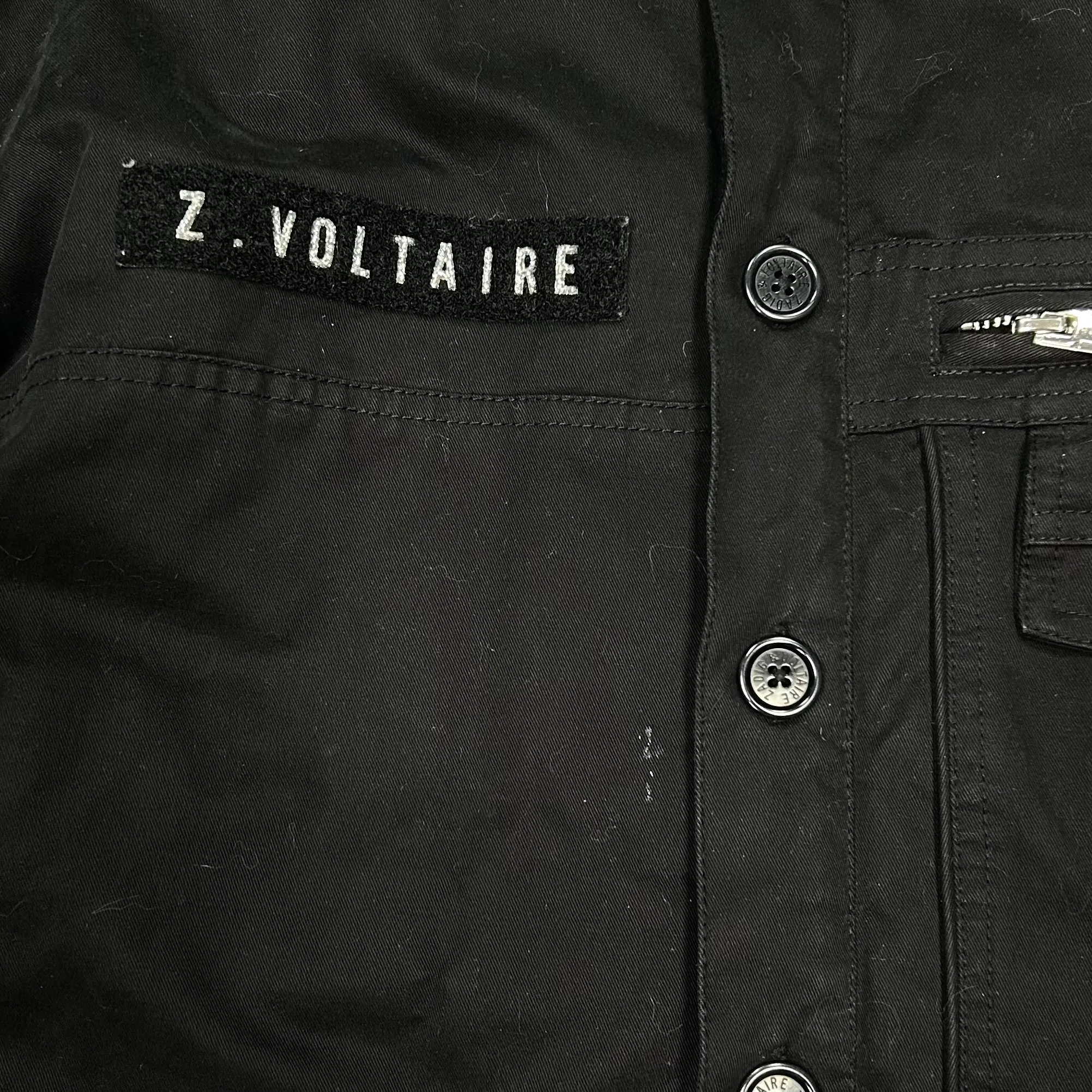 Coat Parka By Zadig And Voltaire In Black, Size: XS/S