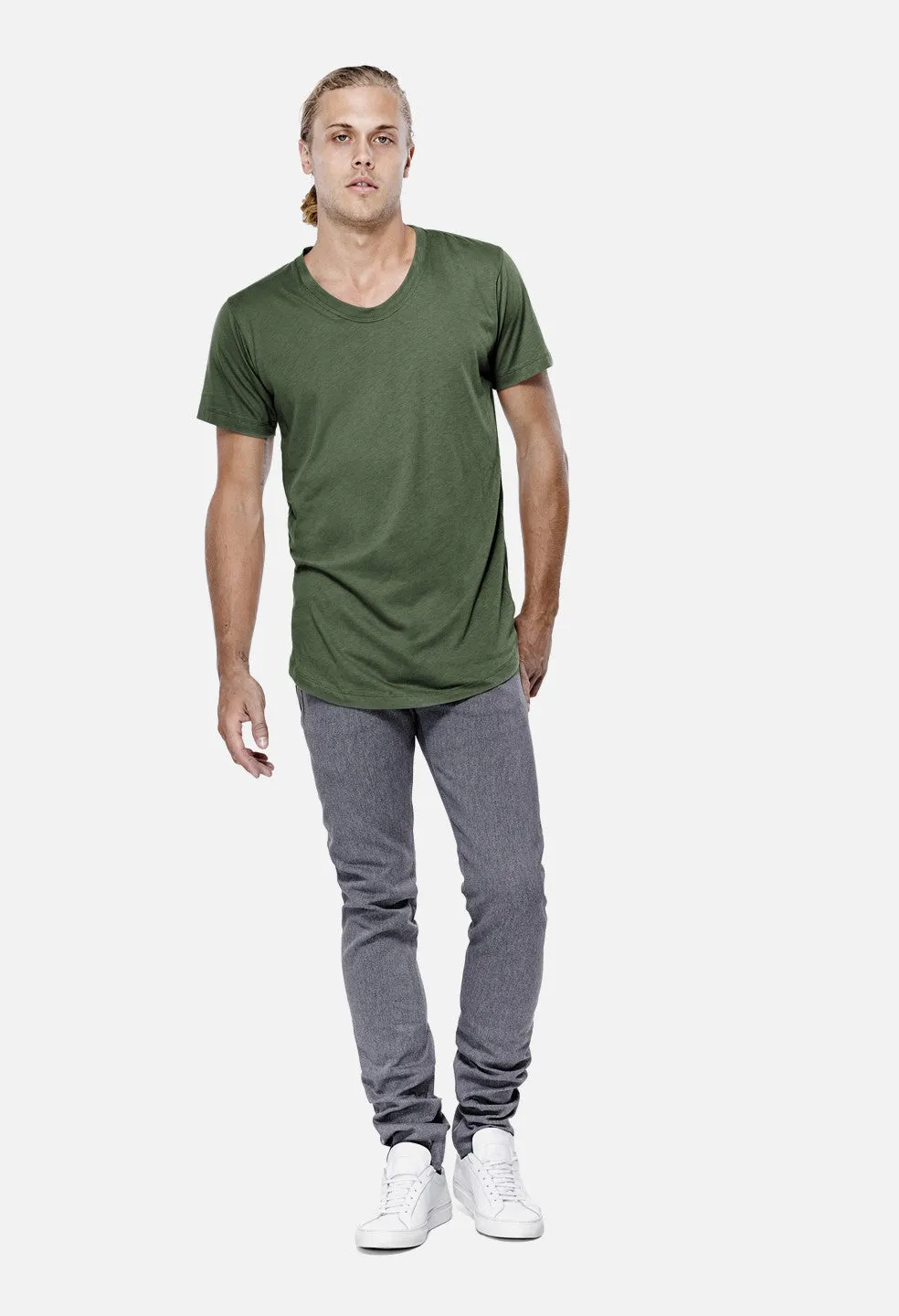 Curve U-Neck / Olive