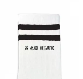 Custom Design Striped Crew Socks - Large