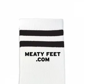 Custom Design Striped Crew Socks - Medium