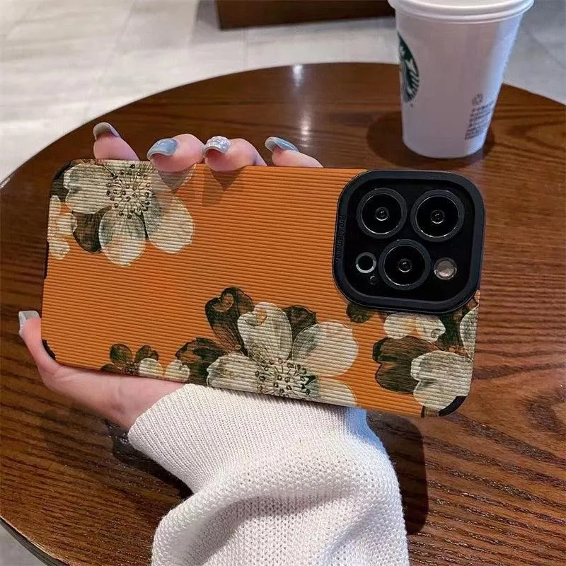 Cute Gardenia Flower Phone Case for iPhone 14, 13, 12, 11 Pro Max, 14 Plus, X, XR, XS Max, 12 Mini, 13 Mini, 7 Plus, 8 Plus, and X Cover