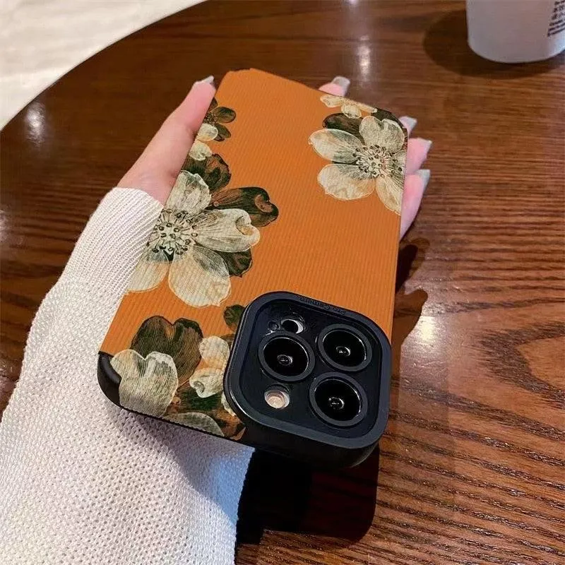 Cute Gardenia Flower Phone Case for iPhone 14, 13, 12, 11 Pro Max, 14 Plus, X, XR, XS Max, 12 Mini, 13 Mini, 7 Plus, 8 Plus, and X Cover