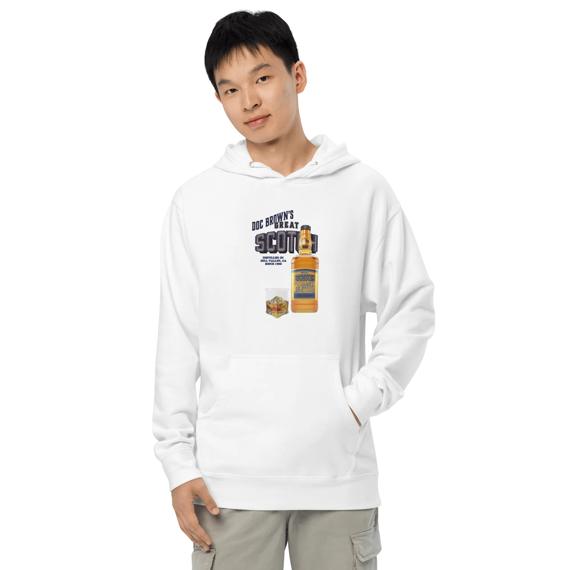 Doc Brown's Great Scotch Unisex midweight hoodie