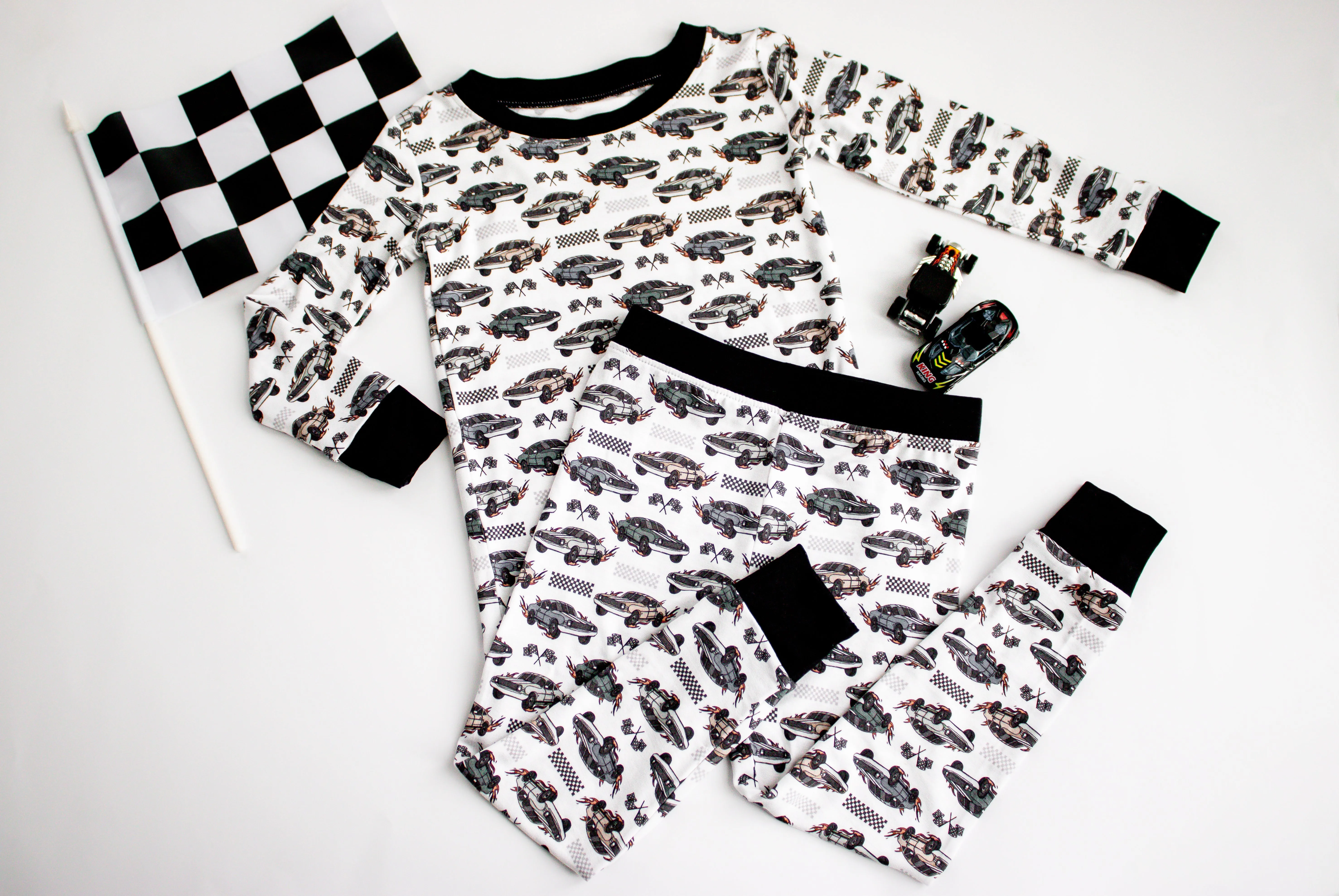 Dream Big Little Co Pit Crew L/S Dream Set