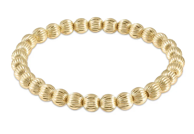 E Newton Dignity Gold Bead Bracelet