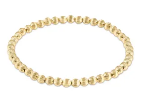 E Newton Dignity Gold Bead Bracelet