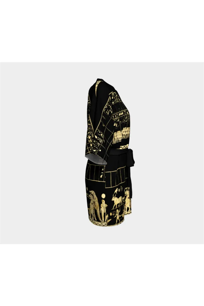 Egyptian Zodiac Kimono Robe