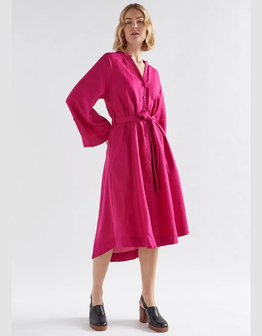 Elk - Elev Shirt Dress Bright Pink