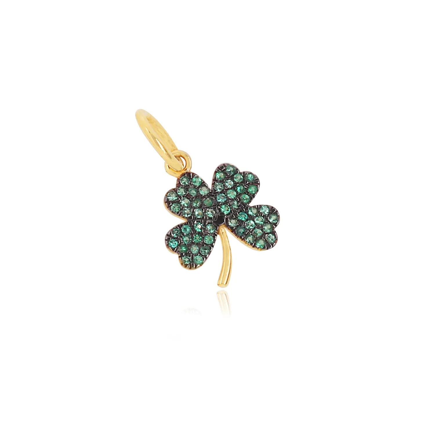 Emerald Clover Charm