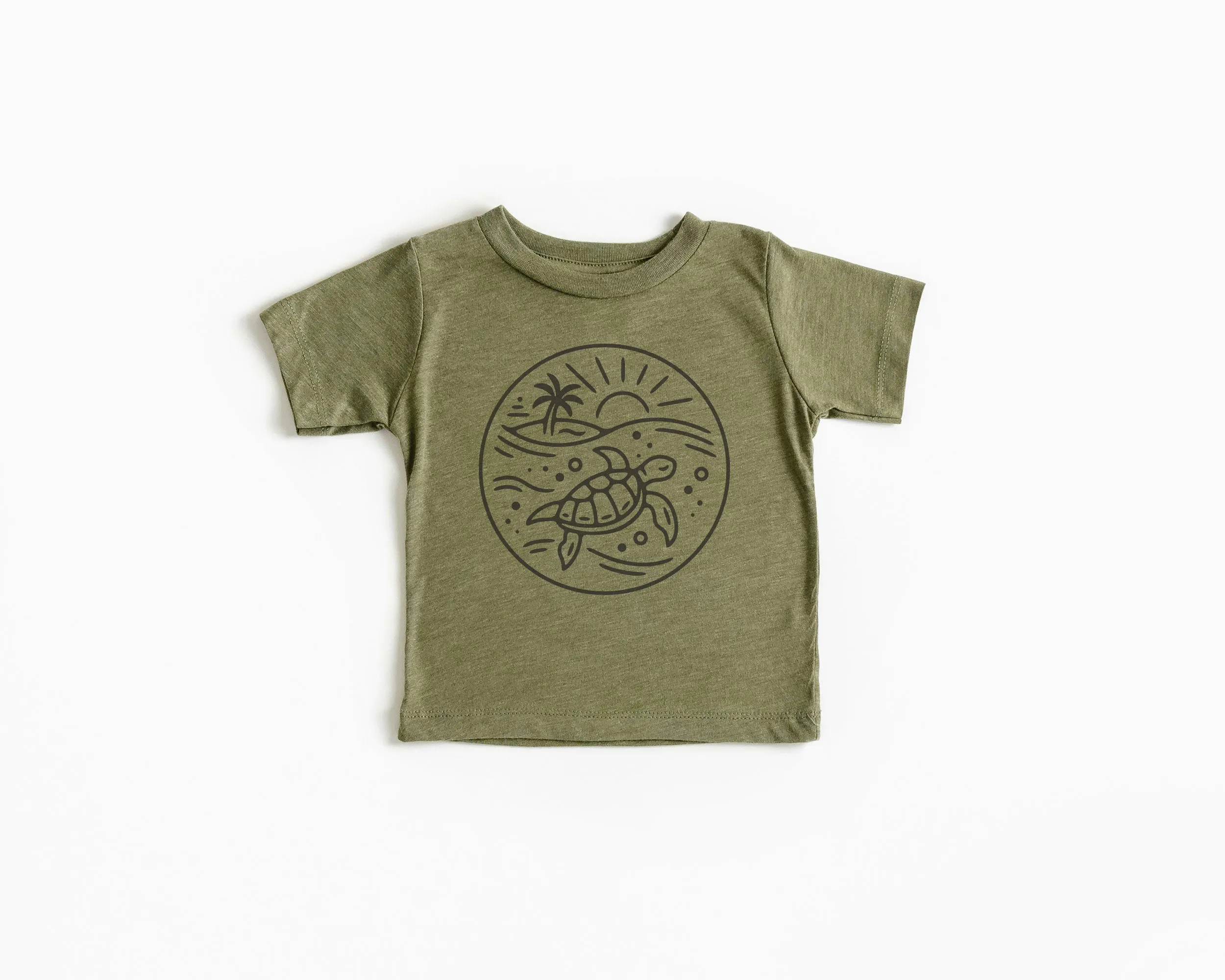 Florida Sea Turtle Baby, Toddler & Youth Shirt - light or dark artwork