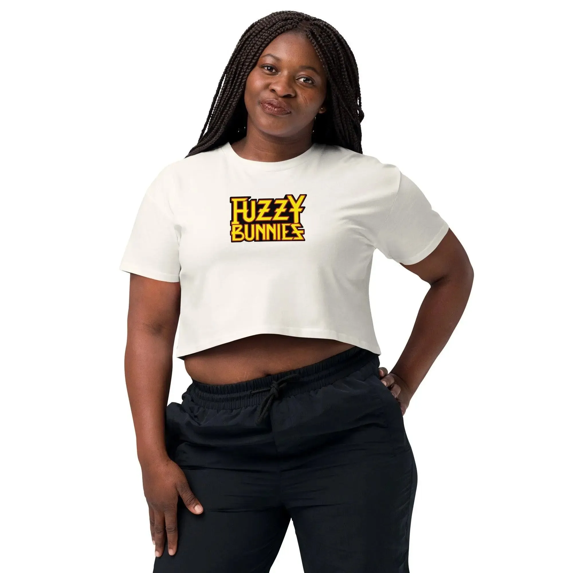 Fuzzy Bunnies Women’s Crop Top