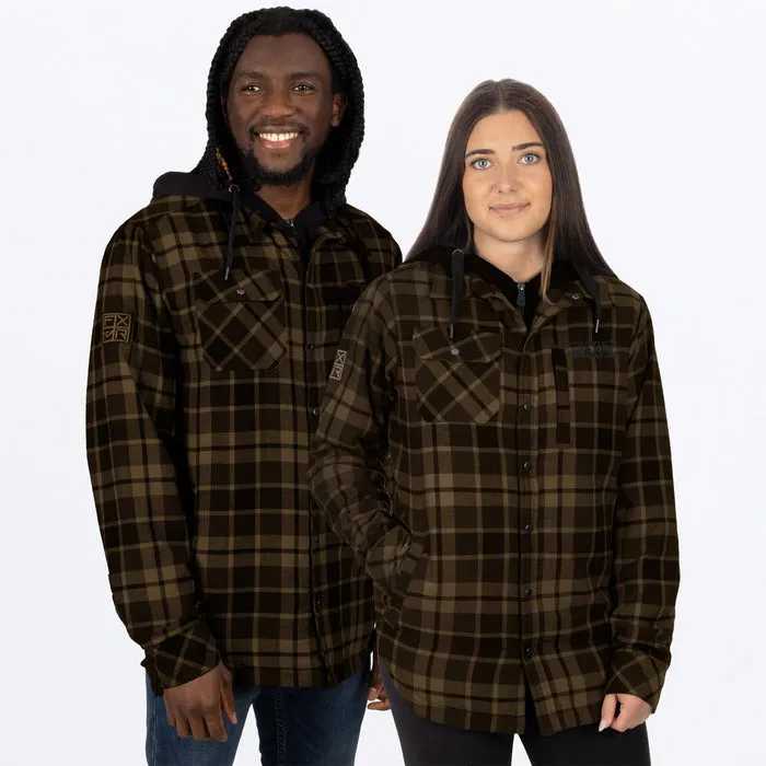 FXR Unisex Timber Insulated Flannel Jacket Bronze/Black