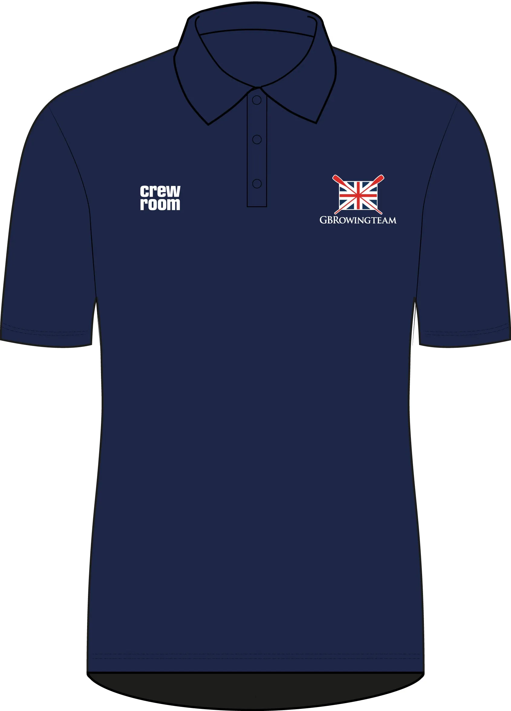 GB Rowing Women's Polo Shirt - Navy