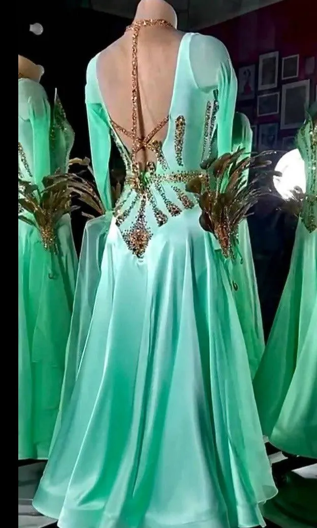 Glistening Mint Dress